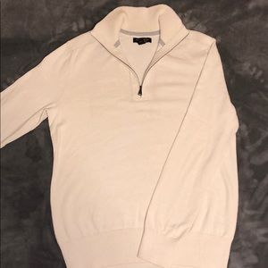 Banana Republic cotton/cashmere half-zip Sweater.